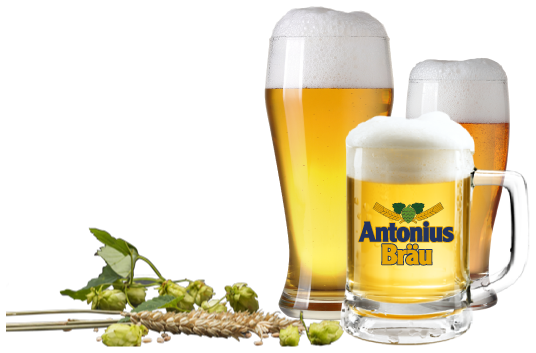 drei Biergläser
